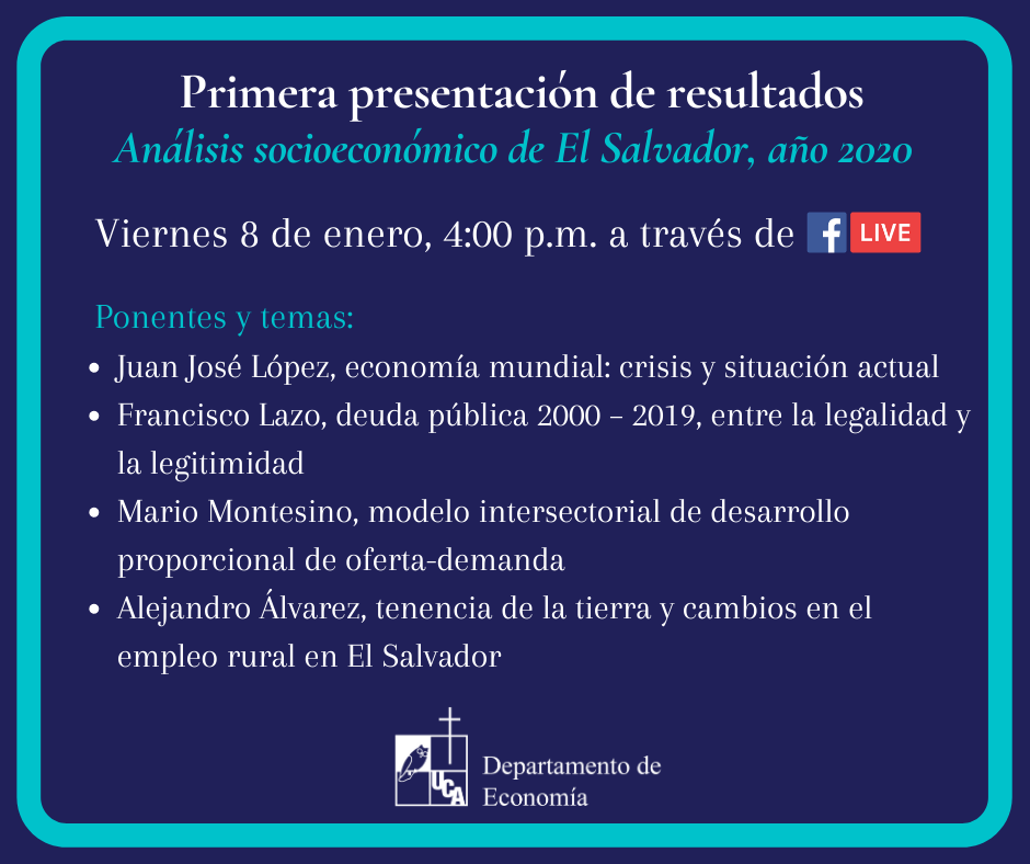 Análisis socioeconómico de El Salvador, año 2020